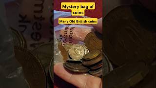 Mystery bag of coins Some old British but theres even more hidden coin shorts oldcoins silver [upl. by Enia]