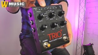 Digitech Trio Bandcreator with Looper  Demo [upl. by Yllek]