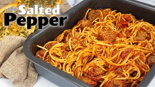 Ninja Combi Spaghetti amp Meatballs WITH Garlic Bread [upl. by Head]