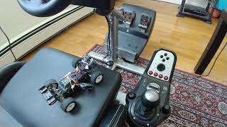 G25 Steering wheel controlling a RC car [upl. by Walli]