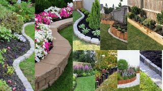 The Best Garden Landscape Edging Ideas  Lawn Edging Ideas [upl. by Warram]