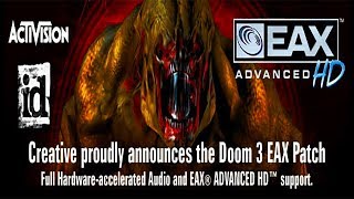 🔊 Forgotten Sound EAX 40 HD \ Hardware Creative Sound Blaster XFi Titanium DOOM 3 Gameplay 4K [upl. by Alethia]