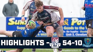 Match Highlights  Scarborough 5410 Glossop [upl. by Ahsaekal708]