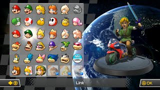 All Mii Voices  DLC Characters W Voices  Mario Kart 8 [upl. by Aicala]