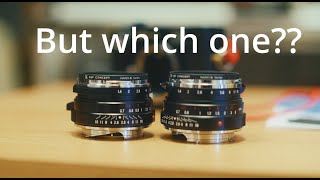 Getting a Leica M lens Nokton 35ii vs Nokton 40 [upl. by Vincenty487]