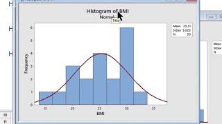 MINITAB tutoriel Histogrammes [upl. by Dhu]