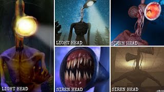 Siren Head Light Head gameplay [upl. by Ahtanaram]