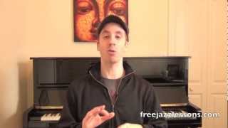 Beginner Jazz Piano Tutorial 1 How To Play 7th Chords [upl. by Vinny891]