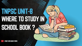 Tnpsc unit 8 syllabus where to study in school book discussion by bhuvi mainly for group 4 2 amp 2a [upl. by Ahtnicaj]