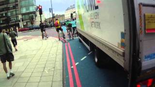 Silly Cyclists  Left turning lorry [upl. by Llyrehc363]