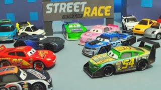 Disney Cars 3  Street Piston Cup Racers  StopMotion [upl. by Deehahs]