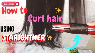 How to curl hair with straightener and curling iron  ZuHi beauty  hairstyles [upl. by Malek]