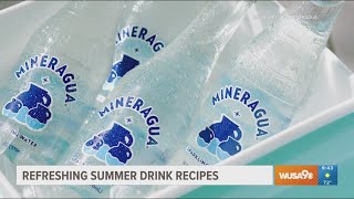 Make a refreshing homemade drink with Mineragua Sparkling Water [upl. by Aryas]