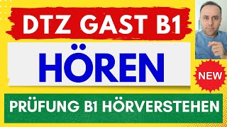 GAST B1 Hören  DTZ Hörverstehen  prüfung b1 hören NEU [upl. by Celin]