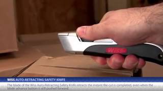 Wiss Safety Knife – AutoRetracting Utility Knife [upl. by Friedberg867]