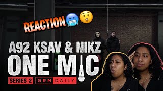 COLD🥶 A92 🇮🇪 Ksav x Nikz  One Mic Freestyle NYC Reaction LinaaaReacts [upl. by Nnylirehs182]