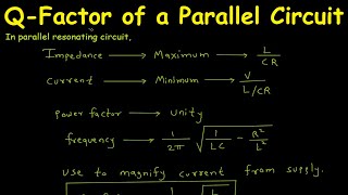 QFactor of a Parallel Circuit [upl. by Drugi349]