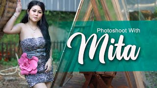 Photoshoot with MITA  Model cantik berwajah mellow bikin baper aja [upl. by Arin]