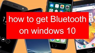 how to fix  bluetooth missing in windows 10 [upl. by Isleen979]