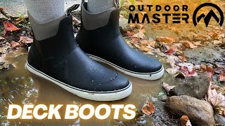 Outdoor Master Deck Boots  AntiSlip Waterproof Boots [upl. by Merrick]