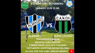 ALMAGRO VS NUEVA CHICAGO EN VIVO [upl. by Joacima]