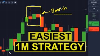 Easiest 1M Binary Options Strategy  The 3Candle EntryExit Pattern 2024 [upl. by Nirej]