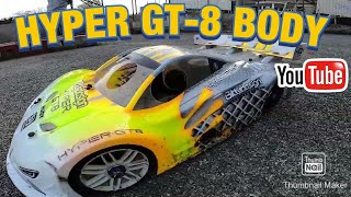 🔥 MGT7 BITTYDESIGN HYPER GT8 BODY MOTEUR 35cc HASI TUNED  GRP [upl. by Adnirb]