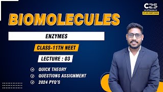 Biomolecules  Enzymes  Biology Class 11th  By Neeraj Sir [upl. by Lauber370]