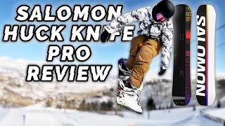 Salomon Huck Knife Pro Snowboard Review 2024 [upl. by Markman]