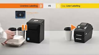 Linerless Labelling VS Liner Labelling [upl. by Crowns]