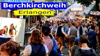 Bergkirchweih Erlangen Eine unvergessliche Walking Tour durch Biergärten und fröhliche Atmosphäre [upl. by Ainollopa100]