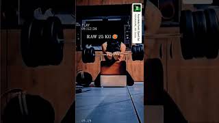 RAW 25KG BARBELL CURL OF ARM WRESTLING🥊💪🏻training armwrestler armwrestling fitnes gym exercise [upl. by Nat]