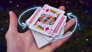 OneHanded Top Card Spin  MAGIC amp CARDISTRY TUTORIAL [upl. by Hagerman]