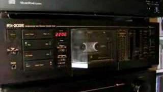 Nakamichi RX202 Cassette deck which flips the cassette automatically [upl. by Pettit]