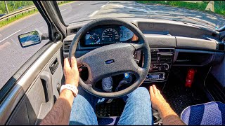 2001 Fiat Uno II 09 39hp 0100 POV Test Drive 2080 Joe Black [upl. by Datha]