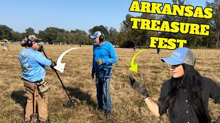 Metal Detecting Arkansas field with Thousands of Dollars buried in it [upl. by Sinnal967]