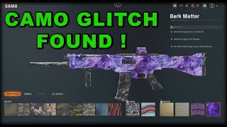 BO6 Glitches DARK MATTER CAMO GLITCH FOUND read the video description [upl. by Eikkin]