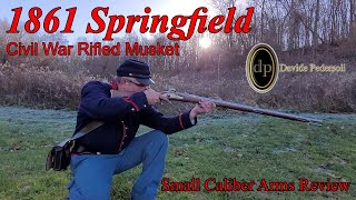 1861 Springfield Rifled Musket  Pedersoli  Civil War Muzzleloader [upl. by Masha]