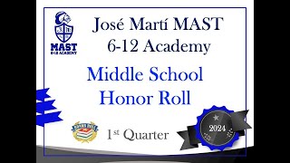 2425 MS Honor Roll  1st Quarter [upl. by Llerod489]