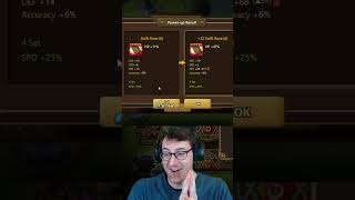 Life Changing QUAD ROLL Crafting Legendary Swift Runes  Summoners War [upl. by Hendrix192]