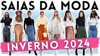 🔴Essas SAIAS estão na MODA E VÃO BOMBAR NO INVERNO 2024  Maga Moda [upl. by Lyndsay]