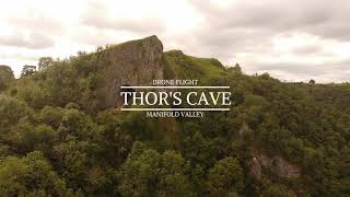 Thors Cave Manifold Valley  Drone Flight [upl. by Ades414]