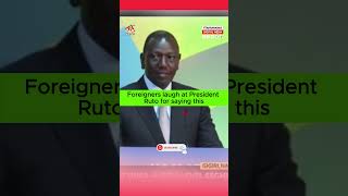 Foreigners laugh at President Ruto for saying this rutospeechtoday ruto azimio rigathigachagua [upl. by Elik]