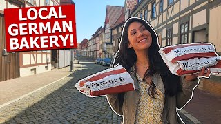 Trying Everything at a LOCAL GERMAN BAKERY [upl. by Annaynek74]