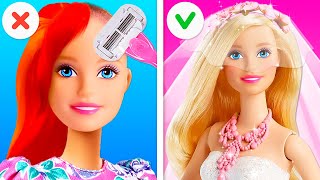 Dolls Come to Life  Beauty amp Extreme Makeover for Barbie dolls by 3SIS Family [upl. by Mollie]