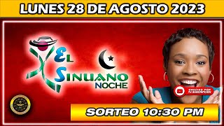 Resultado de EL SINUANO NOCHE del LUNES 28 DE AGOSTO del 2023 chance sinuanonoche [upl. by Bow]