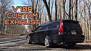 Volvo V70R Exhaust  Full Turboback  Noise Only [upl. by Ylebmik]