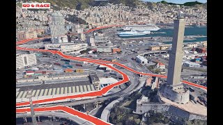 La Mezza di Genova 2024 vola sul percorso della mezzamaratona Video del percorso [upl. by Ahsinot]