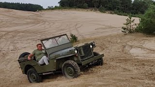 WWII Jeeps offroad hill climb Full video link in the comments [upl. by Judah]