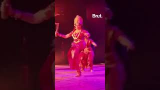 Hema Malini performed a dance recital in Mathura during Navratri [upl. by Euqram]